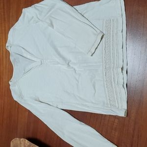 Eddie Bauer split neck tee